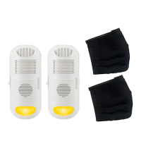 2入強效型可控式黃光驅蚊機負離子空氣清淨器+2入防潑水口罩套