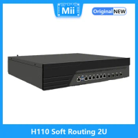 H110 Soft Router Industrial Computer 6 Electricity 4 gigabit i3-6300/I5-6400/i7-7700 1U 2U Beyond R86S