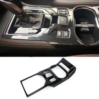 For Subaru XV 2018 Car Gear Shift Panel Cover Frame Car Styling Auto Parts