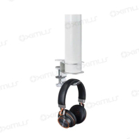 Headphone Hanger Glass Cup Holder Deskmount Jepit Meja Oximus C70S Pasti Diskon