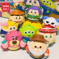 MINISO Blind Box Pixar Toy Story Tumbling Ball Series Model Kawaii Children's Birthday Gift Anime Alien Buzz Lightyear Decoratio