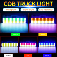 24V COB LED Truck Trailer Lights Turning Lamp Bulb for Trucks Decoration Signal Lamps Lorry Light Truck Accessories Tail Light