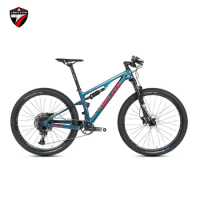 TWITTER-Full Suspension Carbon Fiber Mountain Bike, OVERLORD NX-EAGLE-12S AM-Class ROCKSHOX SHOCK T900, 27.5 ", 29" Bicycle