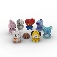 Mô Hình Lắp Ráp BT21 Trọn Bộ 8 Nhân Vật cực đáng yêu - hướng dẫn gửi online