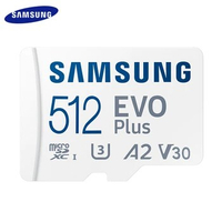 SAMSUNG Microsd Card 256G 128GB 64GB Micro SD Card 512GB Memory Card TF Flash Card Class10 U1 U3 SDXC Card I Grade EVO+ PLUS