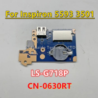 FDI45 LS-G718P For Dell Inspiron 5593 3501 USB Board Boot Small Board SD Card Slot CN-0630RT 630RT 100% Test OK