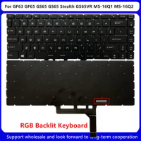 New For MSI GF63 GF65 GS65 GS65 Stealth Thin 9SD 9SE 9SF 9SG GS65VR MS-16Q1 MS-16Q2 US Keyboard Per-Key RGB Backlit