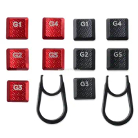 5Pcs Gaming Keycaps Durable G1-G5 Keycap OEM Non-slip Cover Translucent Key Cap for Logitech G913 G915 G813 G815