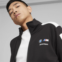 【PUMA】外套 立領外套 運動 休閒 男 女 BMW系列 MMS MT7 黑色 歐規(62413701)