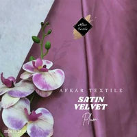 [0.5 METER] Kain Satin Velvet Super Silk 100% Original Premium (Untuk Bridesmaid/Kebaya/Furing/Dress