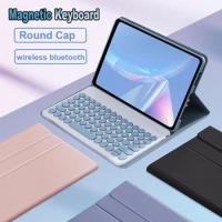 for Huawei Matepad SE 10.4 Case with Wireless Detachable Magnetic Keyboard English Thai Round Cap Keyboard For Matepad SE 10.4