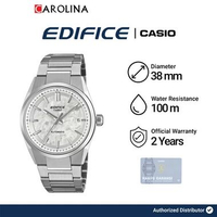 Jam Tangan Pria Casio Edifice EFK-110D-7A Automatic Silver Dial Stainless Steel Strap
