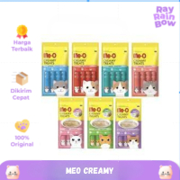 MAKANAN KUCING Me-O MEO CREAMY TREATS 60GR CEMILAN SNACK KUCING - Crab