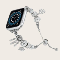Pandora Luxury Band for Apple Watch Series 8/7/6/5/4/3/2/se Watch Strap for IWatch Ultra 41 49mm 40mm 44mm Bracelet Accessories