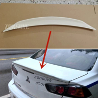 For Mitsubishi Lancer 2008--2015 Year Spoiler M Style ABS Plastic Rear Trunk Wing Car Body Kit Accessories