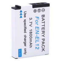 1800mAh EN-EL12 EN EL12 ENEL12 Replacement Li-ion Battery For Nikon S610c S710 S8000 S6000 S70 S1000pj s6100 s9100 p30