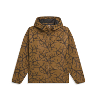 CARNIVAL CNVFW25J005BR SPIKE CAMO WINDBREAKER JACKET BROWN