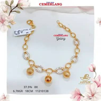 GELANG EMAS LOTUS 375 8K 18CM 6.78 11210138