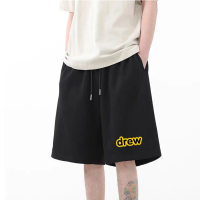 Thương Hiệu Thời Trang Mặt Cười Drew, Quần Soóc Thường Ngày Dáng Rộng, Dành Cho Nam Và Nữ, In Chữ Đơ