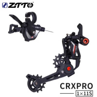 ZTTO CRX PRO MTB 11 Speed Groupset 1X11 Shifter Lever Rear Derailleur Compatible max 52T 11V Cassette 11S Mountain Bike Kit