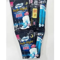 Charm Safe Night 350mm 1 Renceng Isi 10x2 Pads Wings Pembalut Wanita
