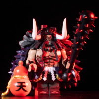 Serasi dengan LEGO One Piece, Admiral Kapp Wano, Mainan Blok Bangunan Minifigure, Kadar Pengembalian
