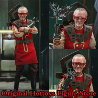 HOTTOYS HT MMS570 1/6 Scale Male Soldier Thor：Ragnarok Stan Lee 2020 Venue Edition Full Set 12-inch Action Figure Model Gifts
