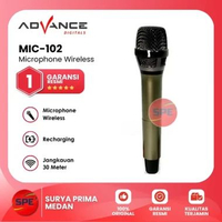 MIC WIRELESS DOUBLE DIGITAL ADVANCE MIC-102 / MIC102 GARANSI RESMI (MEDAN)