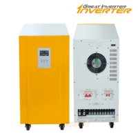 20KW Pure Sine Wave Solar Hybrid inverter 192VDC TO 220V 110VAC 20000W With MPPT Controller Charging Power Inverter Rotatable
