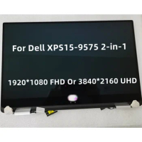 15.6 "For Dell Xps15-9575 2-in-1 LCD Display Screen Upper Half Set With Touch Assembly 1920 * 1080 FHD 3840 * 2160 UHD