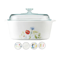 【CorelleBrands 康寧餐具】5L方型康寧鍋-多色可選