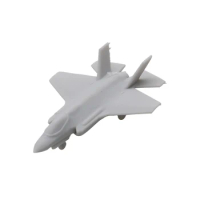 5PCS F-35A Lightning II Fighter Aircraft Length 6mm/22mm/44mm 1/2000 1/700 1/350 Scale Model Fighting Aeroplane Battle-plane