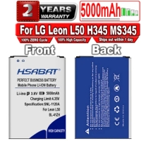 HSABAT 5000mAh BL-41ZH Battery For LG Leon L50 H345 MS345 D213N Tribute 2 C40 L22C Destiny L21G Sunset L33L