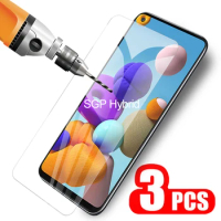 3PCS Protective Glass For Samsung Galaxy A21s A21 HD Safety Glasses On Sumsung A 21 S 21 Transparent Phone Cover Film Glas 9H