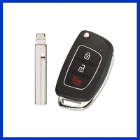 DUDELY 3 Buttons Remote Key Shell For Hyundai Accent I40 I20 IX35 I45 HB20 SANTA FE HY15 HY18 HYN14 HYN14R TOY40