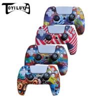 TOYILUYA 19 Colors Case For PS5 Soft Silicone Rubber Cover For SONY Playstation 5 For PS5 Gamepad Controller Protection Case
