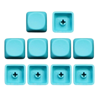 Keycap PBT, 10 Keping, Profil MOA, 1U Kosong, Keycap Tambahan, Sesuai untuk Papan Kekunci Mekanikal