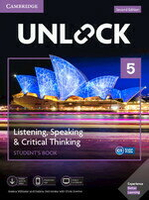 Unlock Level 5 Listening, Speaking &amp; Critical Student\'s Book, Mob App and Online Workbook w/ Downloadable Audio and Video 2/e Williams  Cambridge