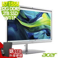 Acer 宏碁 Aspire C27-195ES 液晶電腦 (Ultra7 155U/32G/2TB SSD/W11P)