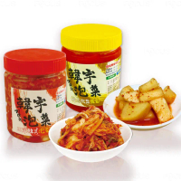 【吉好味】韓宇正宗韓式泡菜+蘿蔔切塊 任選4罐(600g±10g/罐)