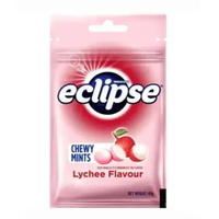 Eclipse Chewy Mints 45g. Permen Kunyah Mints Lychee