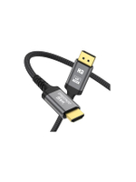 ERGONOZ Clynk DP to HDMI Cable ส่งข้อมูลภาพความละเอียดสูงสุด 4K30Hz สายถัก ความยาว 2M 3M