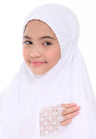 SITI KHADIJAH Siti Khadijah Telekung Modish Asanoha Youth In White