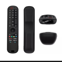 CASING SILICON/SARUNG PELINDUNG REMOTE SMART TV LED LG MR21GA/MR22 GA - Hitam