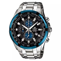 Casio Jam Tangan Pria Casio Edifice Chronograph EF-539D-1A2VUDF Water Resistant 100M Black Dial Stai