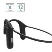 MD04 Bone Conduction Headphones Bluetooth Wireless Light Wearable Waterproof Headset vs f9 b10 for smart phone universal