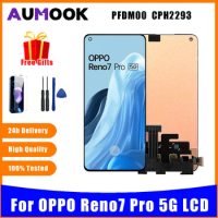 New AAA+OEM AMOLED Display for OPPO Reno7Pro5G LCD Display Touch Screen Digitizer Reno7 Pro 5G PFDM00 CPH2293 LCD Replacement