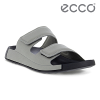 ECCO 2ND COZMO M 科摩可調式經典皮革涼拖鞋 男鞋 鴿子灰