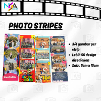 Photo Stripes Custom | Cetak Gambar Kenangan | Doorgift Event, Birthday, Graduation, Wedding