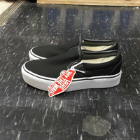 TheOneShop VANS Slip On Platform 懶人鞋 厚底 黑色 帆布 增高 VN00018EBLK